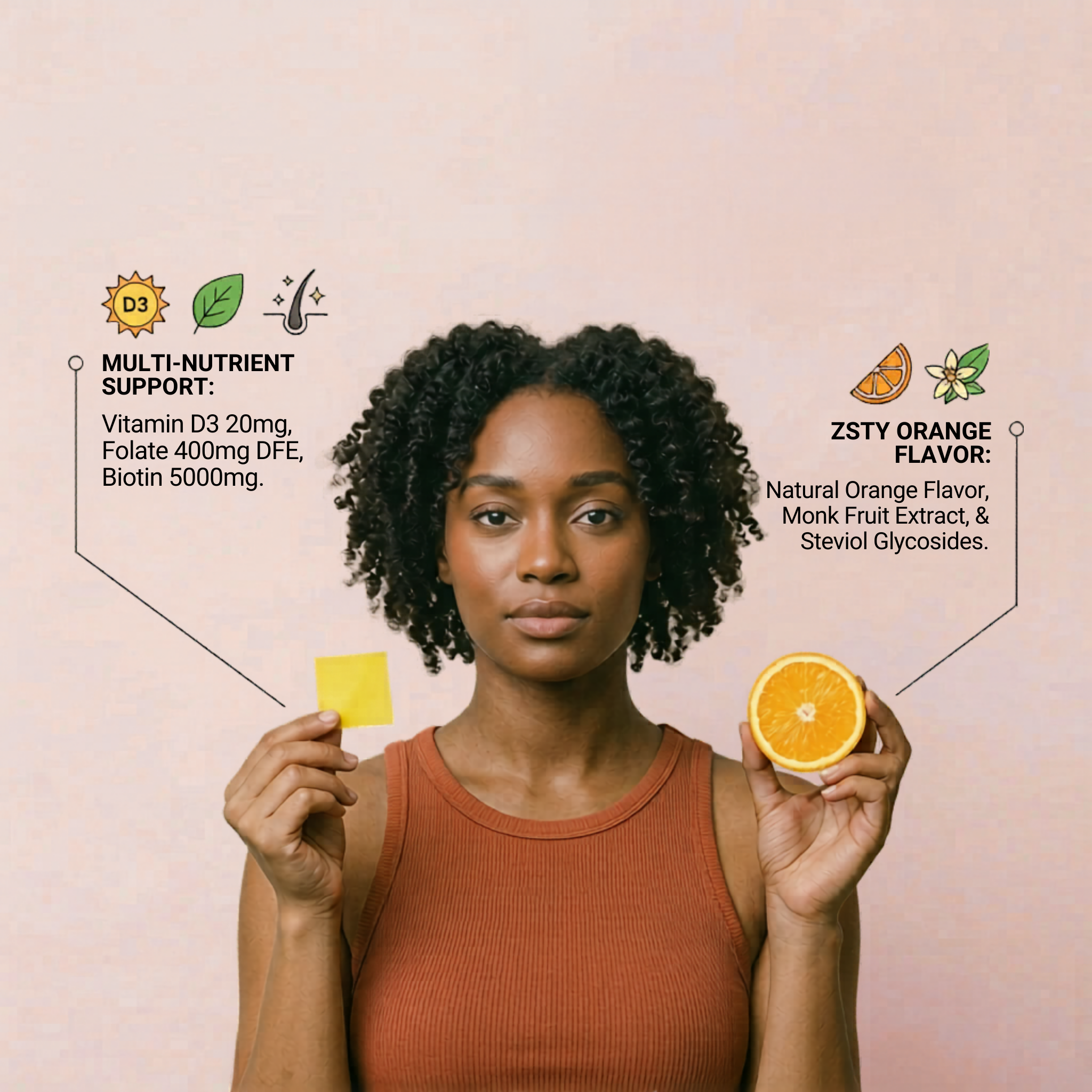 Hair, Skin and Nails Strips